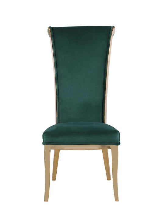 High Back Side Chair w/ Golden Frame - 2 Per Box JOY-SC-BGL