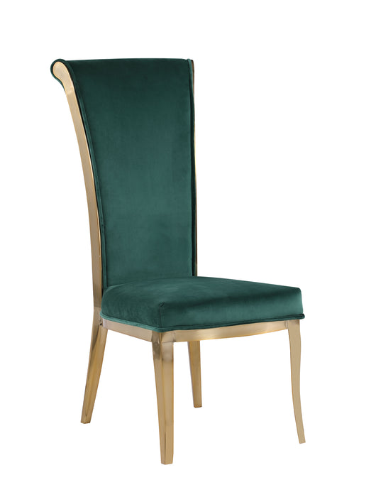 High Back Side Chair w/ Golden Frame - 2 Per Box JOY-SC-BGL