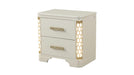 Jasmine Nightstand – Jasmine Nightstand Beige by Galaxy Home Furnishings