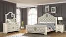 Jasmine Bedroom Set – Jasmine King 4 Pc Bedroom Set in Beige by Galaxy Home Furnishings