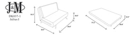 Julius Single Sofa Bed 17523-I