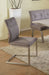 Contemporary Cantilever Side Chair w/ Highlight Stitching - 2 per box KALINDA-SC-GRY