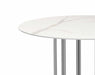 Contemporary Marbleized Sintered Stone Top Dining Table w/ Steel Base KAMILA-DT