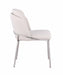 Contemporary Double-layered Curved Back Side Chair - 2 per box KAMILA-SC-WHT