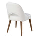 Open Back Side Chair w/ Solid Wood Legs - 2 Per Box KENZA-SC-WHT