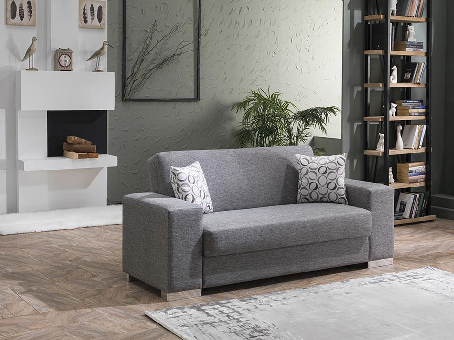 Kobe Love Seat - Diego Gray