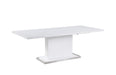 Modern Extendable Gloss White Dining Table KRISTA-DT