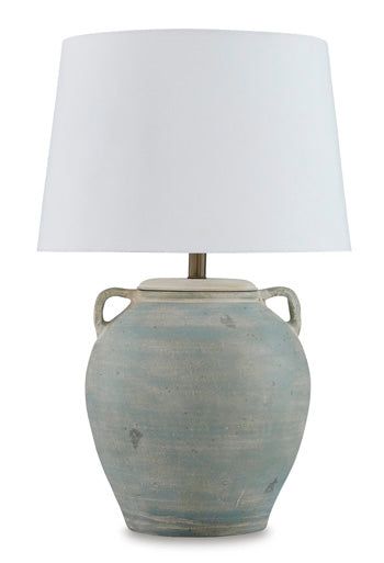 Shawburg 2-Piece Lamp Set - Green