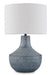 Schylarmont 2-Piece Lamp Set - White;Blue