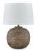 Neavesboro 2-Piece Lamp Set - Brown/Beige