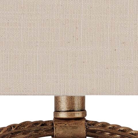 Mahala Table Lamp - Metallic;Brown/Beige