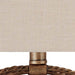Mahala Table Lamp - Metallic;Brown/Beige