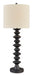 Luanndon 2-Piece Lamp Set - Black/Gray