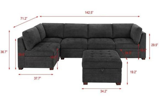 Black Sectional