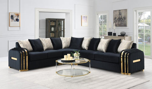 3 PC BlackSectional