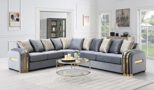 3 PC Grey Sectional