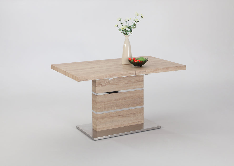 Modern Extendable All-Wood Dining Table LABRENDA-DT