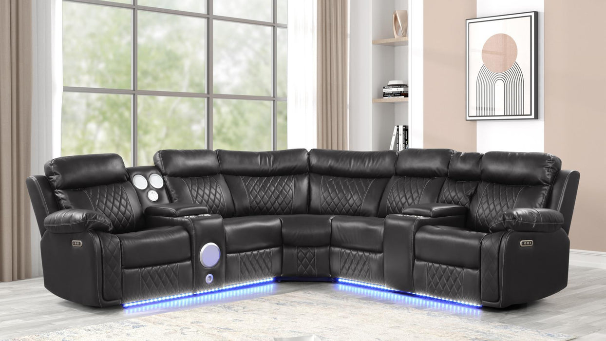 Lacrosse Sectional – Lacrosse Sectional Sofa Gray by Galaxy Home Furnishings