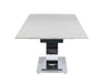 Contemporary Extendable Marble Dining Table w/ “O” Ring Base LANNA-DT