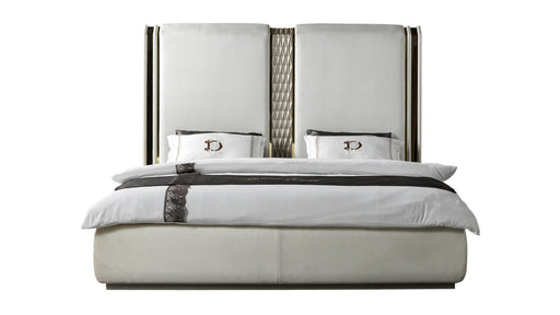Latoya Bed – Latoya King Bed Beige by Galaxy Home Furnishings