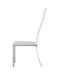 Contemporary Acrylic High-Back Upholstered Side Chair - 2 per box LAYLA-SC-WHT