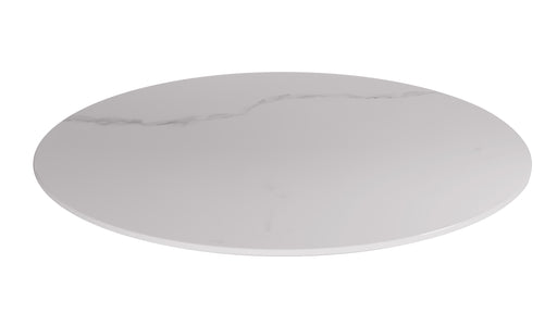 24” Round Marbleized Sintered Stone Lazy Susan LAZY-SUSAN-24-CER