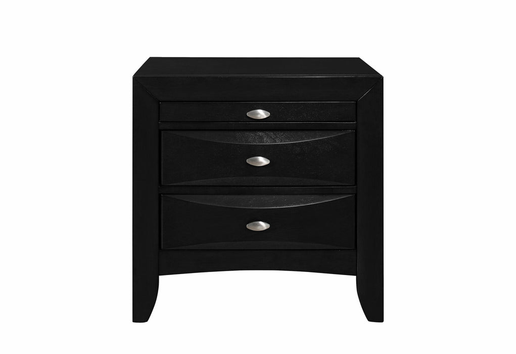 Linda Nightstand - Black