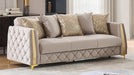 Lippa Sofa – Lippa Sofa Taupe by Galaxy Home Furnishings