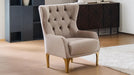 Lippa Accent Chair – Lippa Chair Taupe by Galaxy Home Furnishings