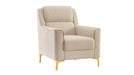 Lisa Accent Chair – LISA CHAIR BEIGE by Galaxy Home Furnishings