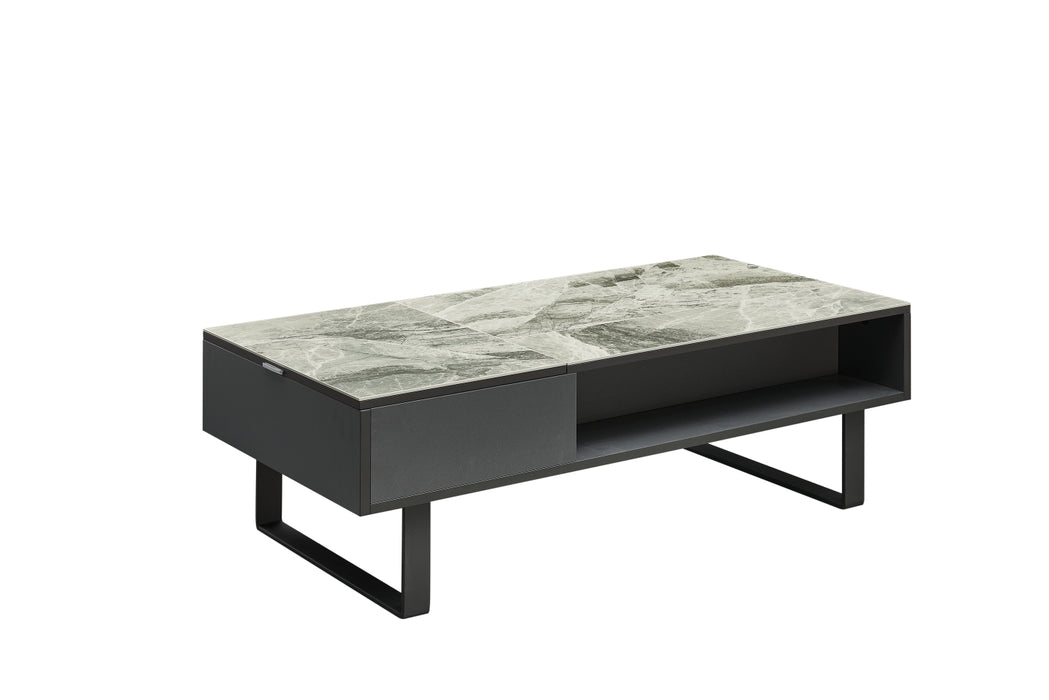 1388 Coffee Table w/ storage Grey