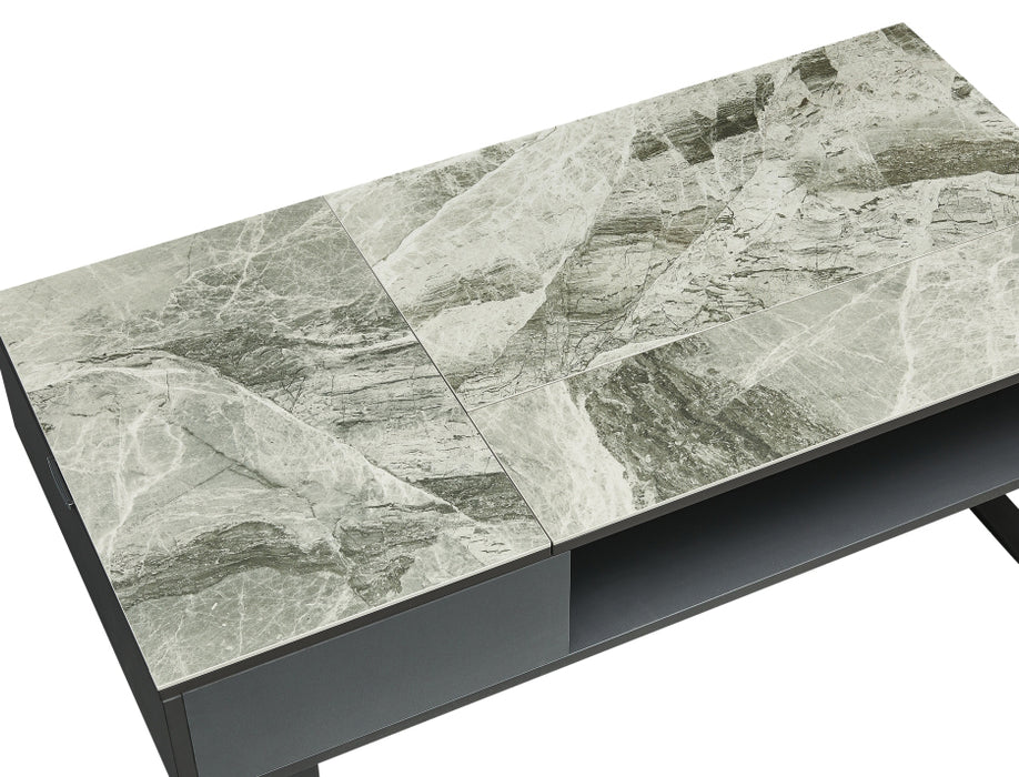 1388 Coffee Table w/ storage Grey