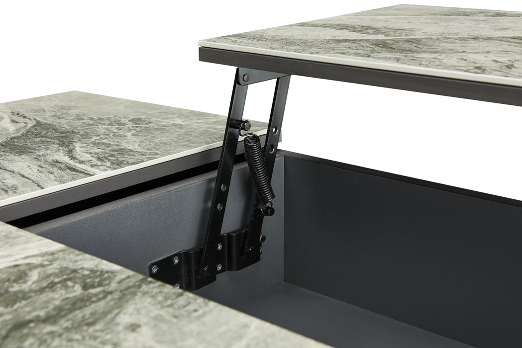 1388 Coffee Table w/ storage Grey