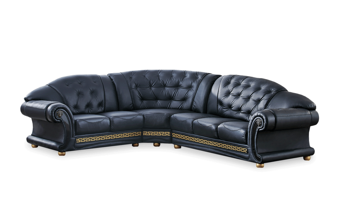 Apolo Sectional Black