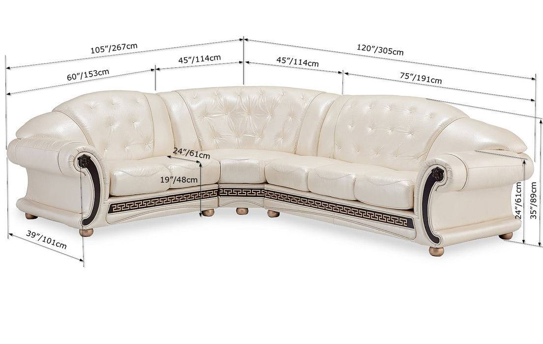 Apolo Sectional Black