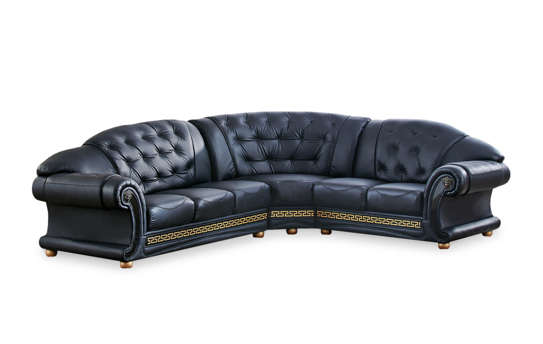 Apolo Sectional Black