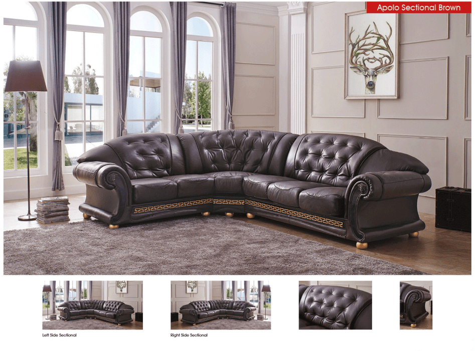 Apolo Sectional Right Brown