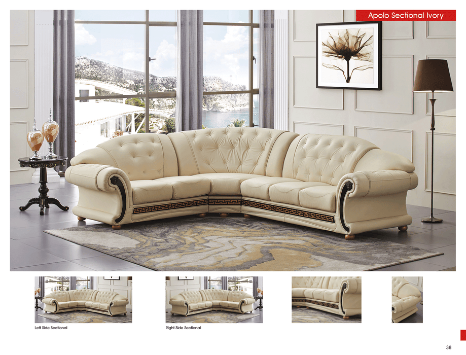 Apolo Sectional Ivory