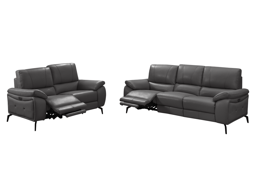 2934 Dark Grey Chair w/ electric recliners