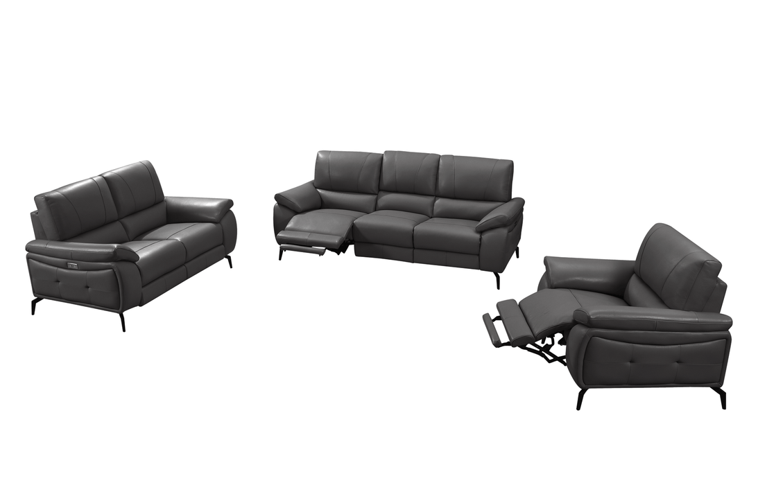 2934 Dark Grey Chair w/ electric recliners