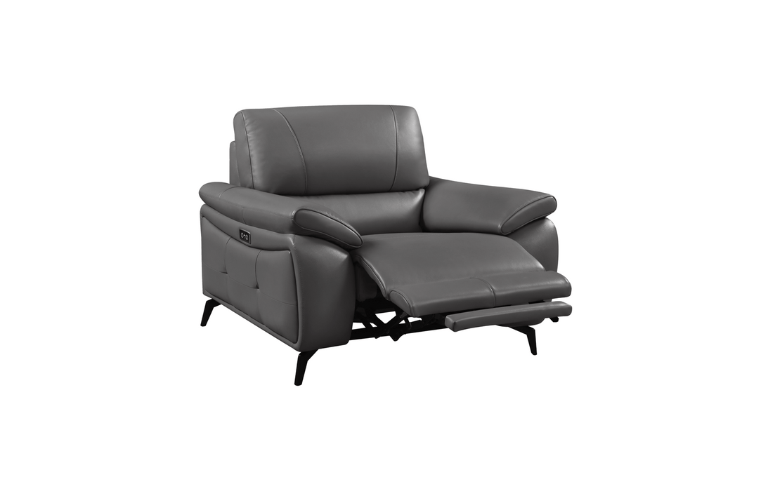 2934 Dark Grey Loveseat w/ electric recliners