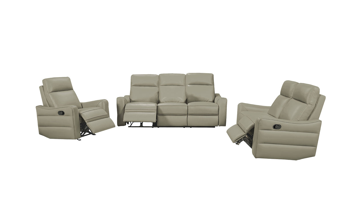 3517 Grey w/ manual recliners Group