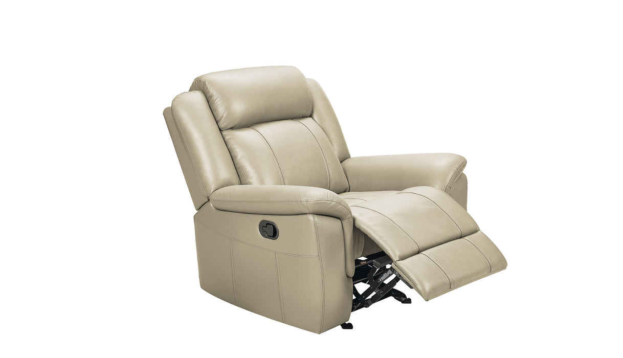 9015 Cream w/ manual recliner