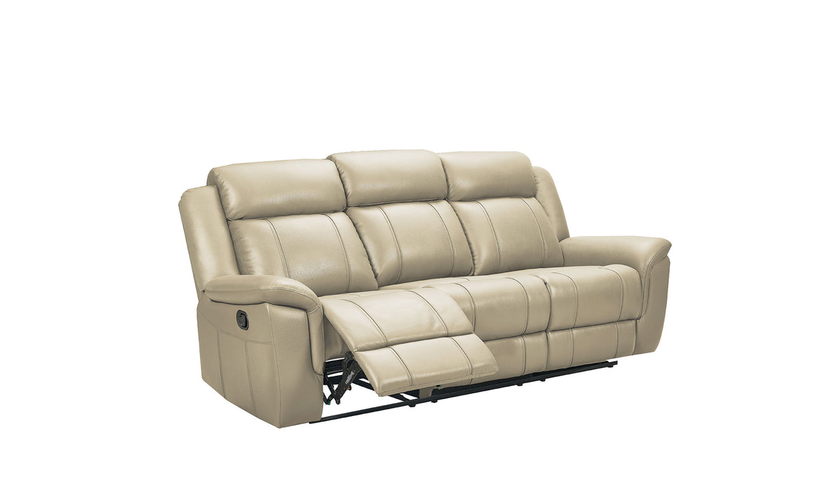 9015 Cream w/ manual recliner