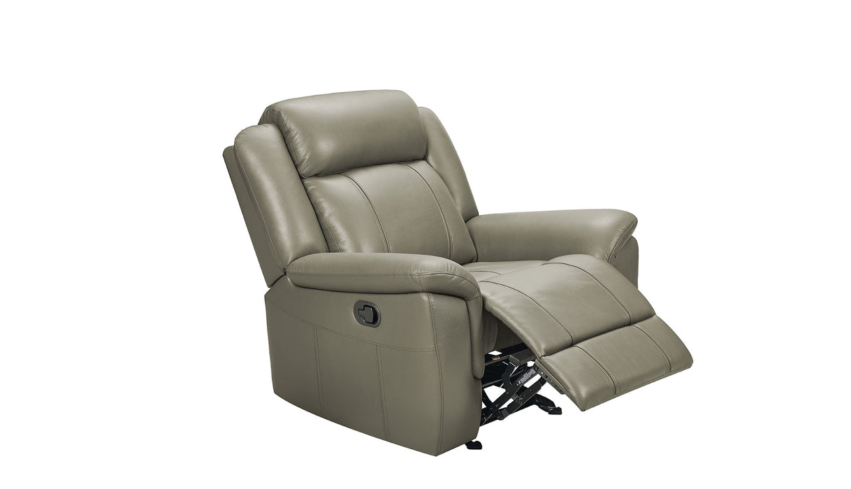 9015 Grey Loveseat w/ manual recliners