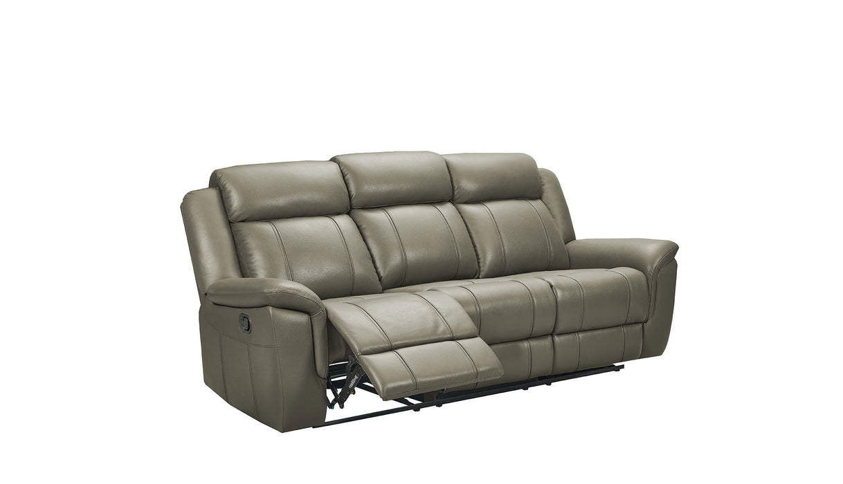 9015 Grey Loveseat w/ manual recliners
