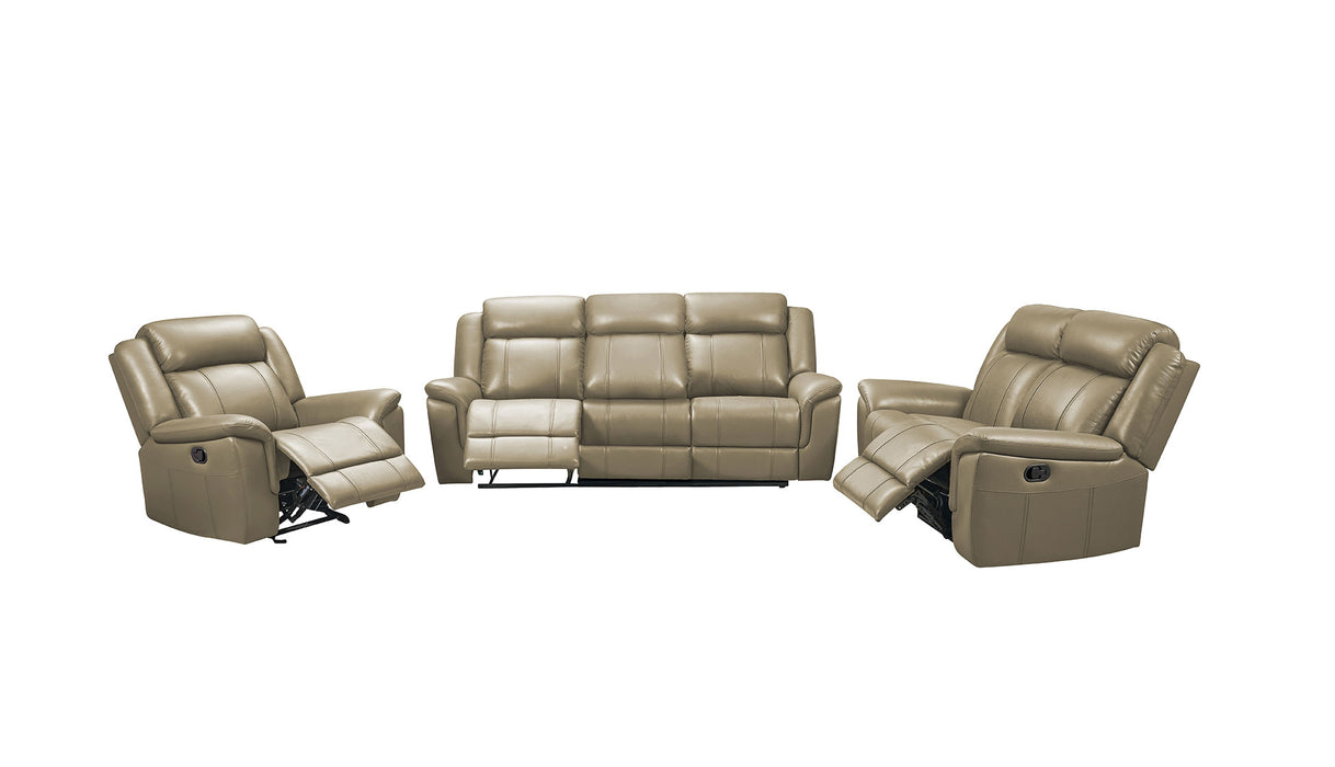 9015 Taupe w/ manual recliner