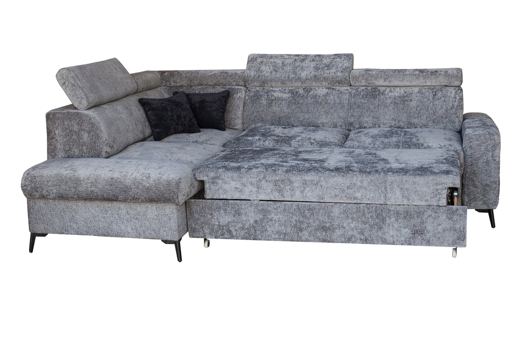 Daytona sectional w/ bed & Storage