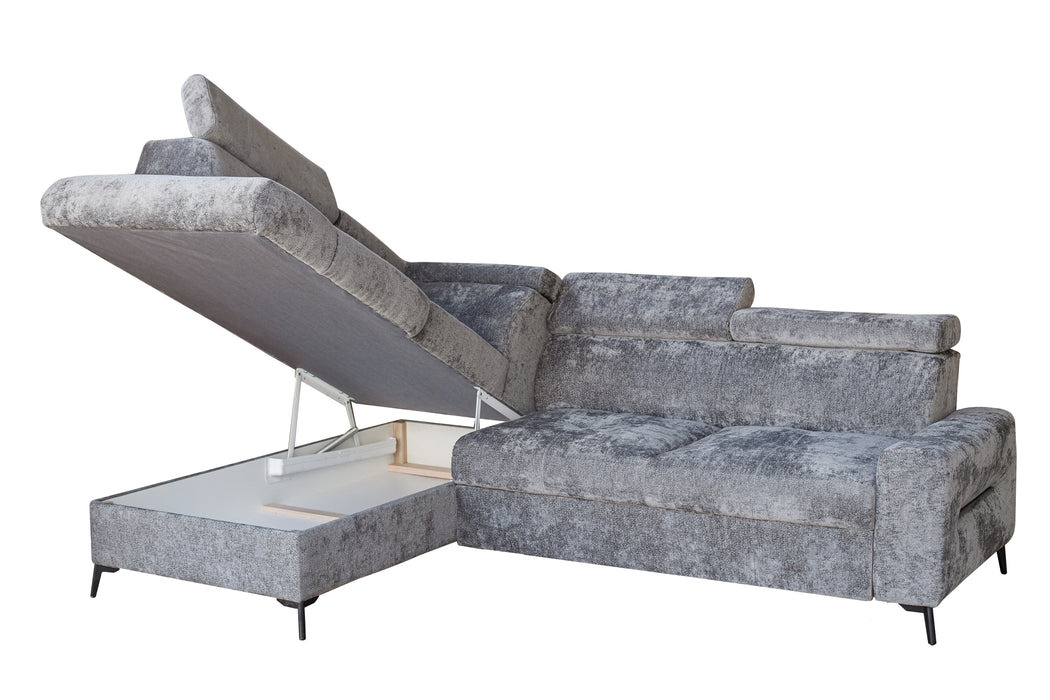 Daytona sectional w/ bed & Storage