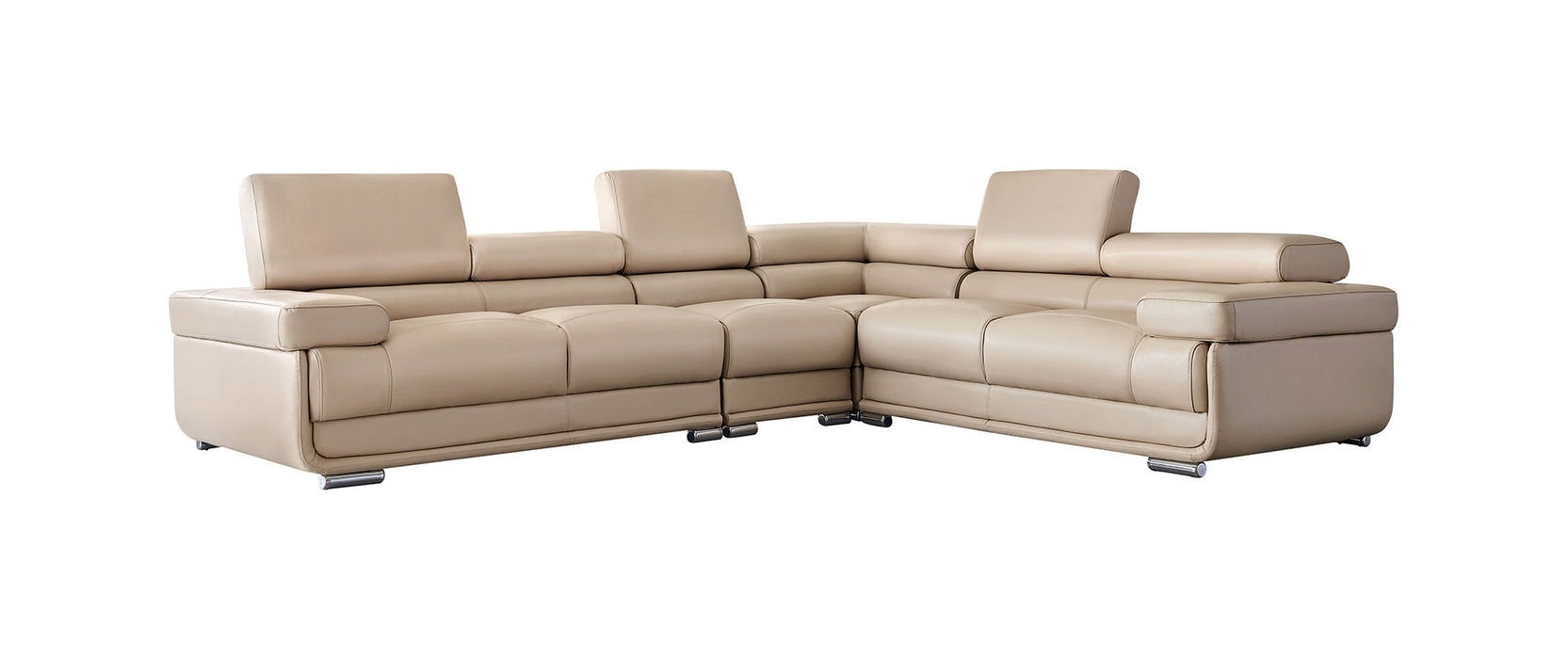 2119 Sectional with Extra Chair - Beige